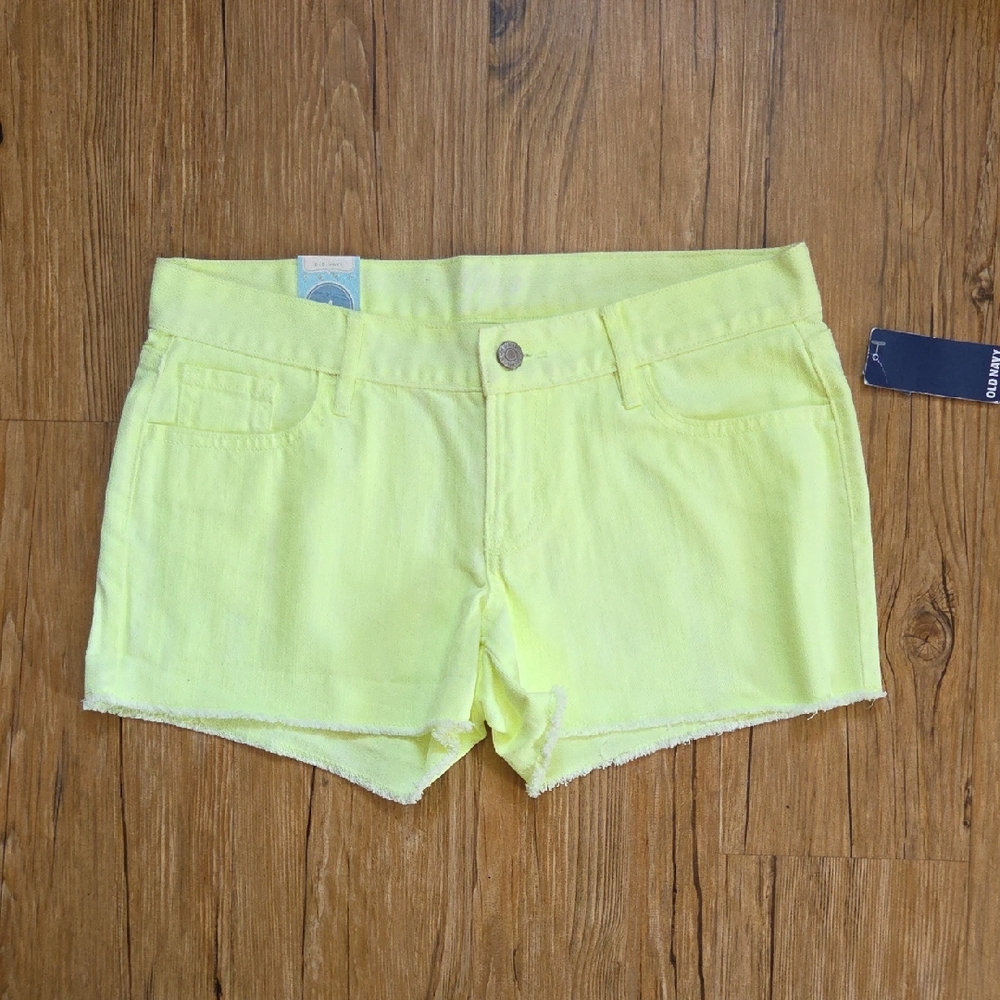 Old Navy Yellow Jean Short